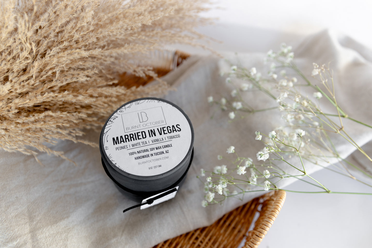 Married in Vegas Candle
