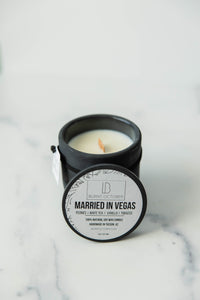Married in Vegas Candle